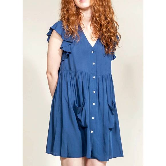 Pink Martini Dresses New Pink Martini Claudia Dress In Royal Blue Poshmark